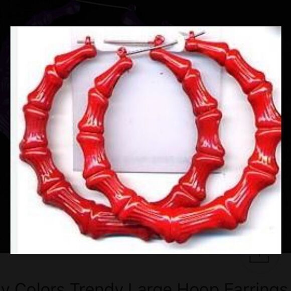 Funky Large Earrings  - Picture 7 of 8